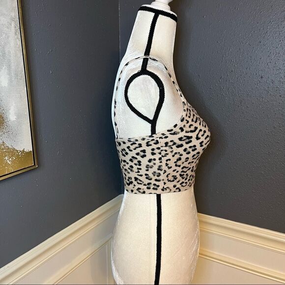 Leopard Print Women's Bra Top - Picture 5 of 6